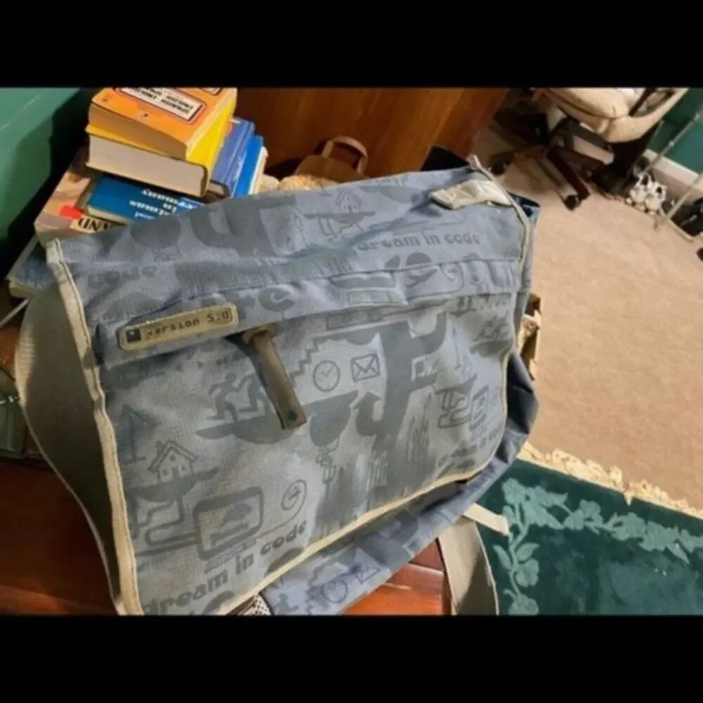 Computer bag from early 2000 blue